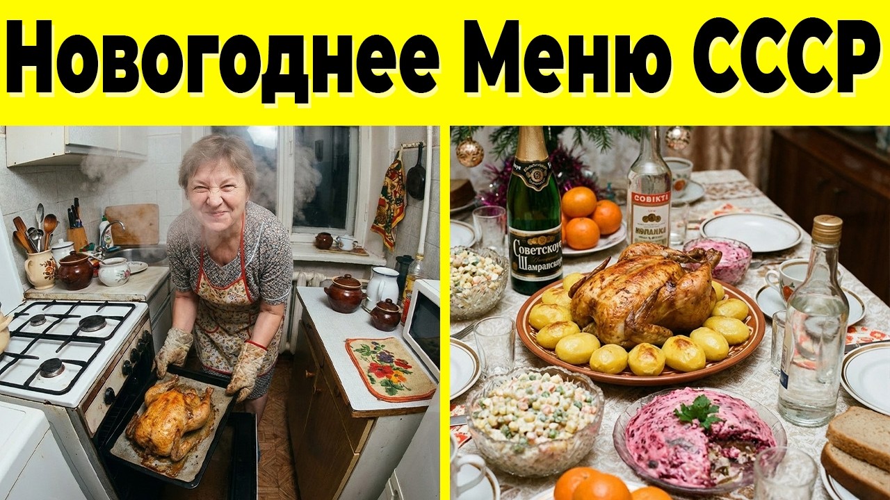 10 Блюд на Новый Год из СССР, которые Мы Едим до сих Пор!