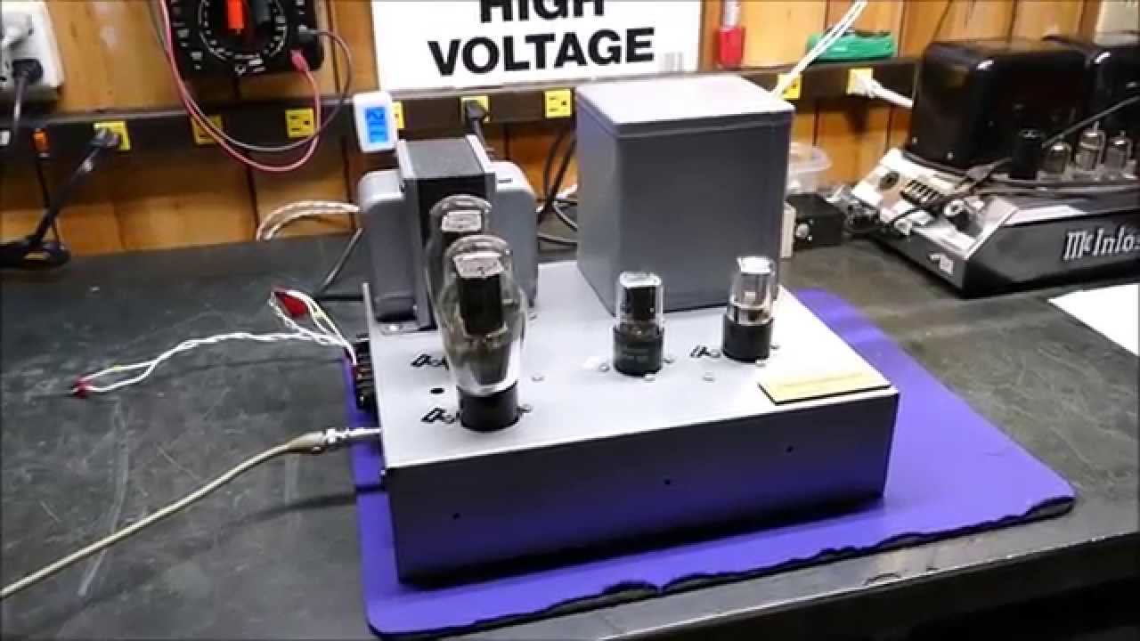 6B4G Triode Vacuum Tube 10 Watt Power Amplifier Acrosound (Williamson) Circa 1947 Design