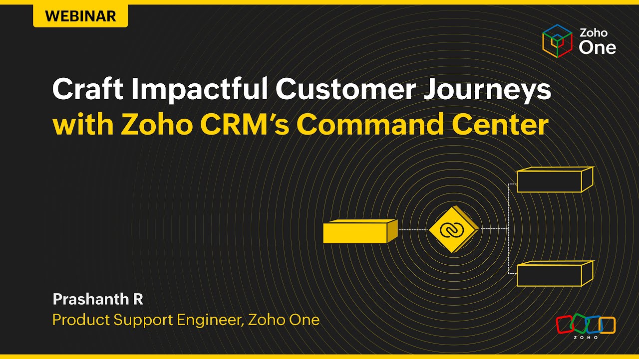 Craft Impactful Customer Journeys with Zoho CRM's Command Center