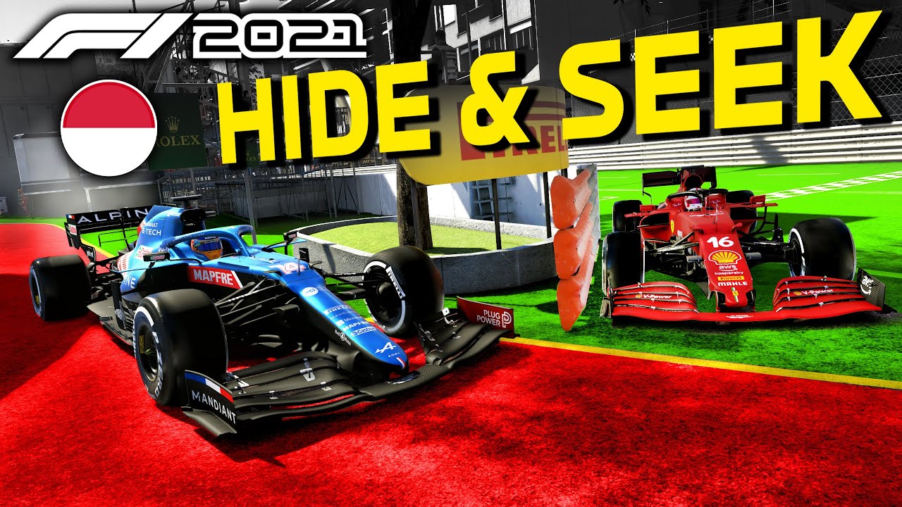 Formula 1 HIDE & SEEK at MONACO for the first time! New Game Mode on the F1 2021 Game?!