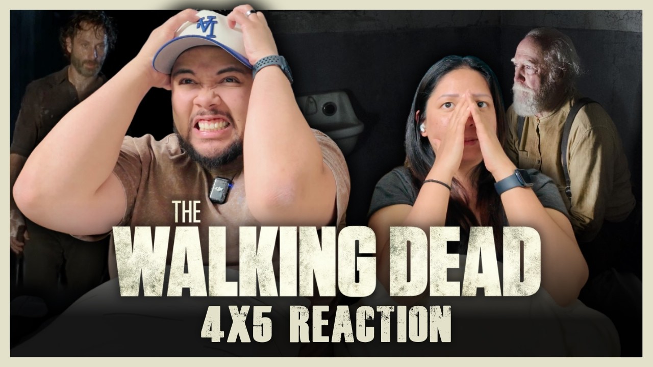 My Wife Watches *THE WALKING DEAD* For The First Time | 4x5 Reaction | Internment