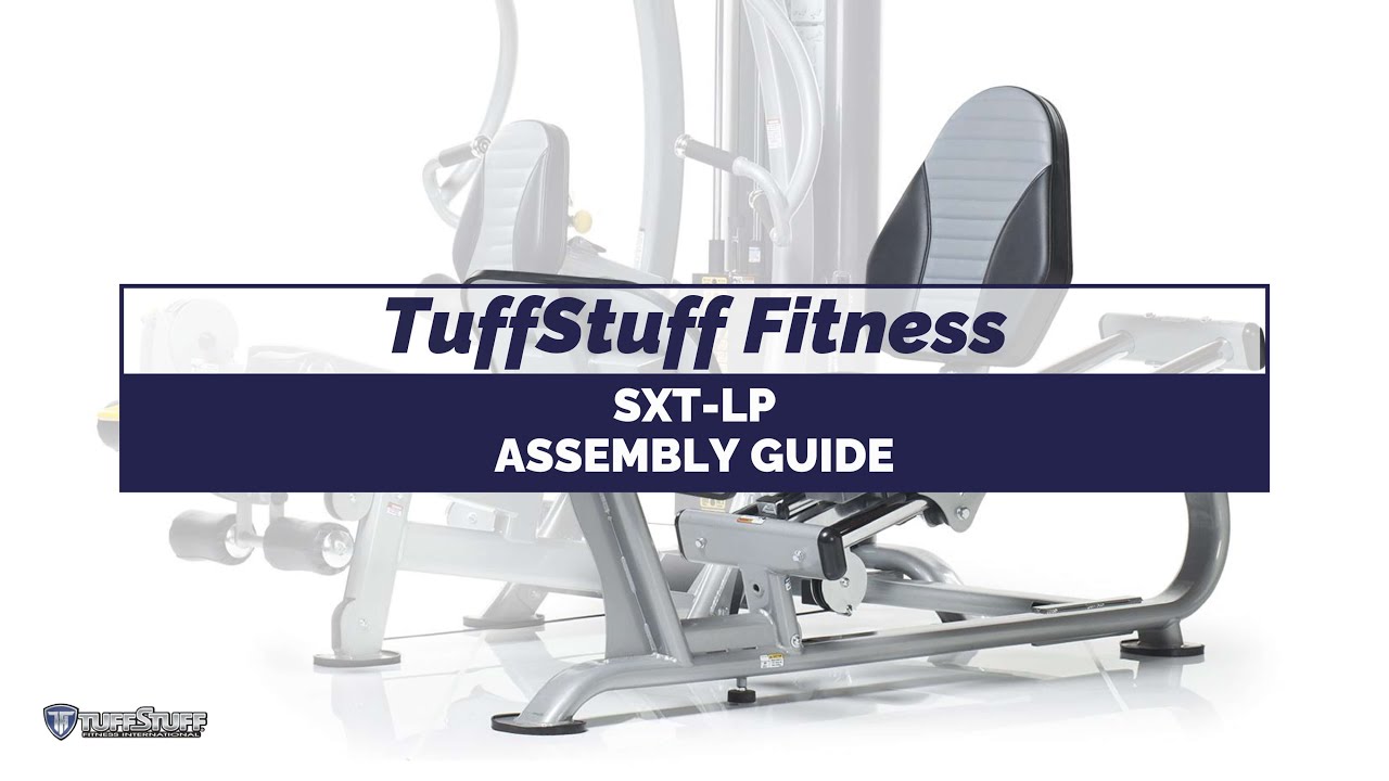 Optional Leg Press (SXT-LP) for TuffStuff’s Hybrid Home Gym (SXT-550)