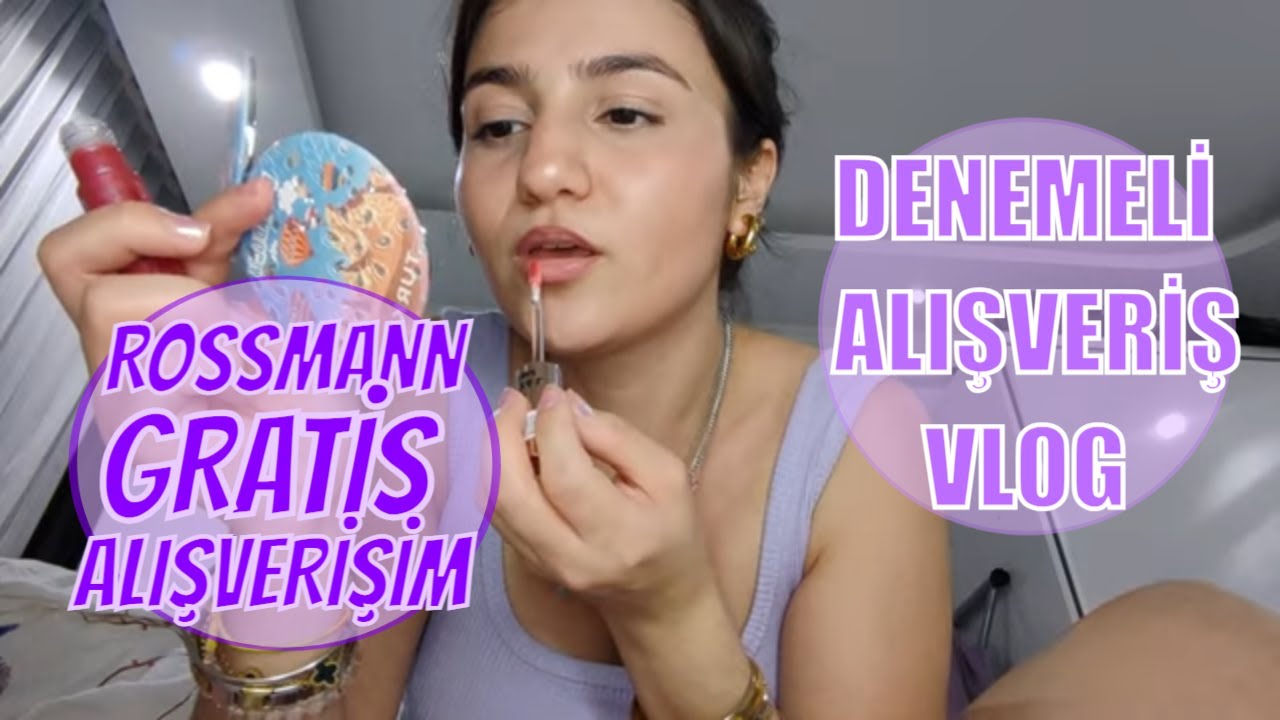 DENEMELİ ALIŞVERİŞ VLOG VOL. 2 | ROSSMANN VE GRATİSTEN ALDIKLARIM