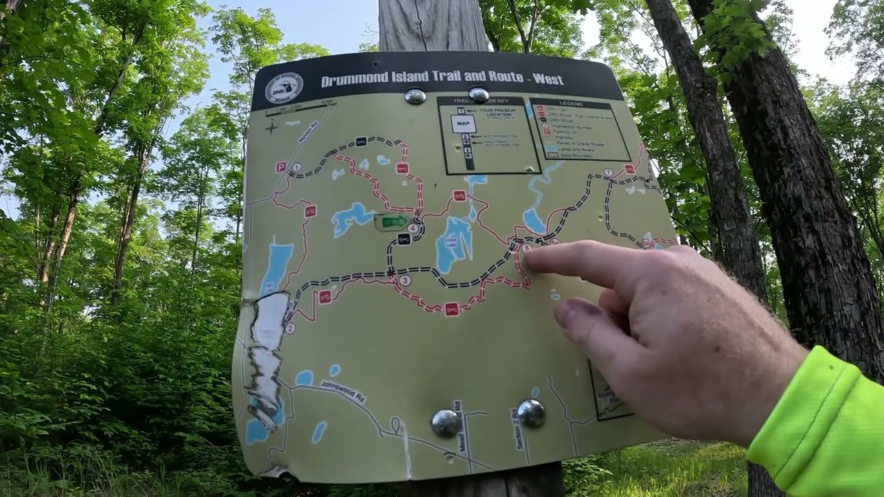 ATV Exploring Drummond Island's West Routes - Part 2