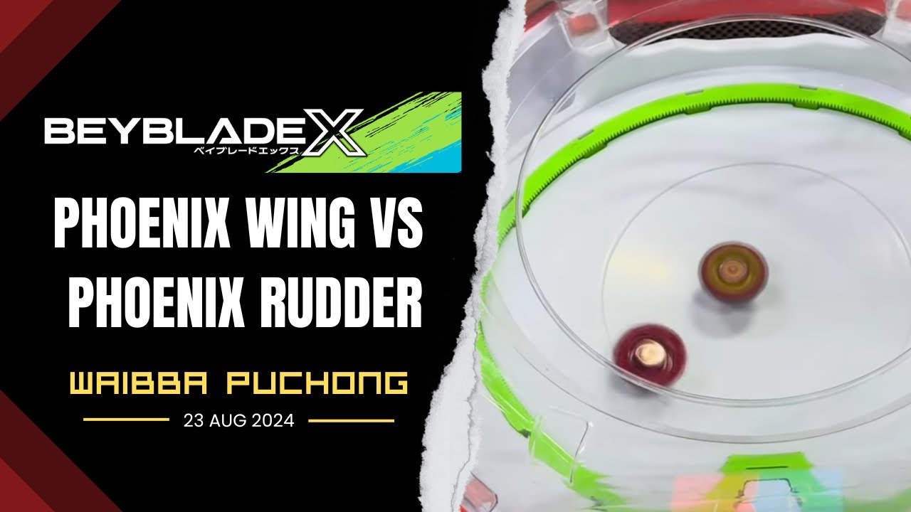 Random Beyblade X Battle - Phoenix Wing VS Phoenix Rudder - WAIBBA 23 Aug 2024 #beyblademalaysia