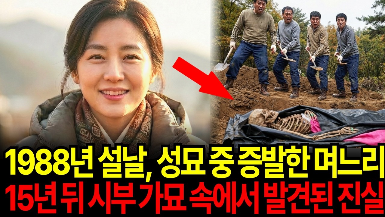 1988년 설날, 성묘 중 증발한 며느리    15년 뒤 시아버지의 가묘 속에서 발견된 진실