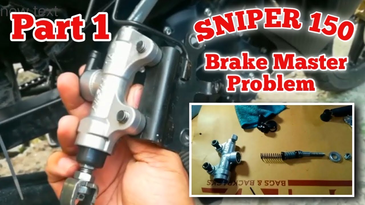 Sniper 150 brake master problem part 1