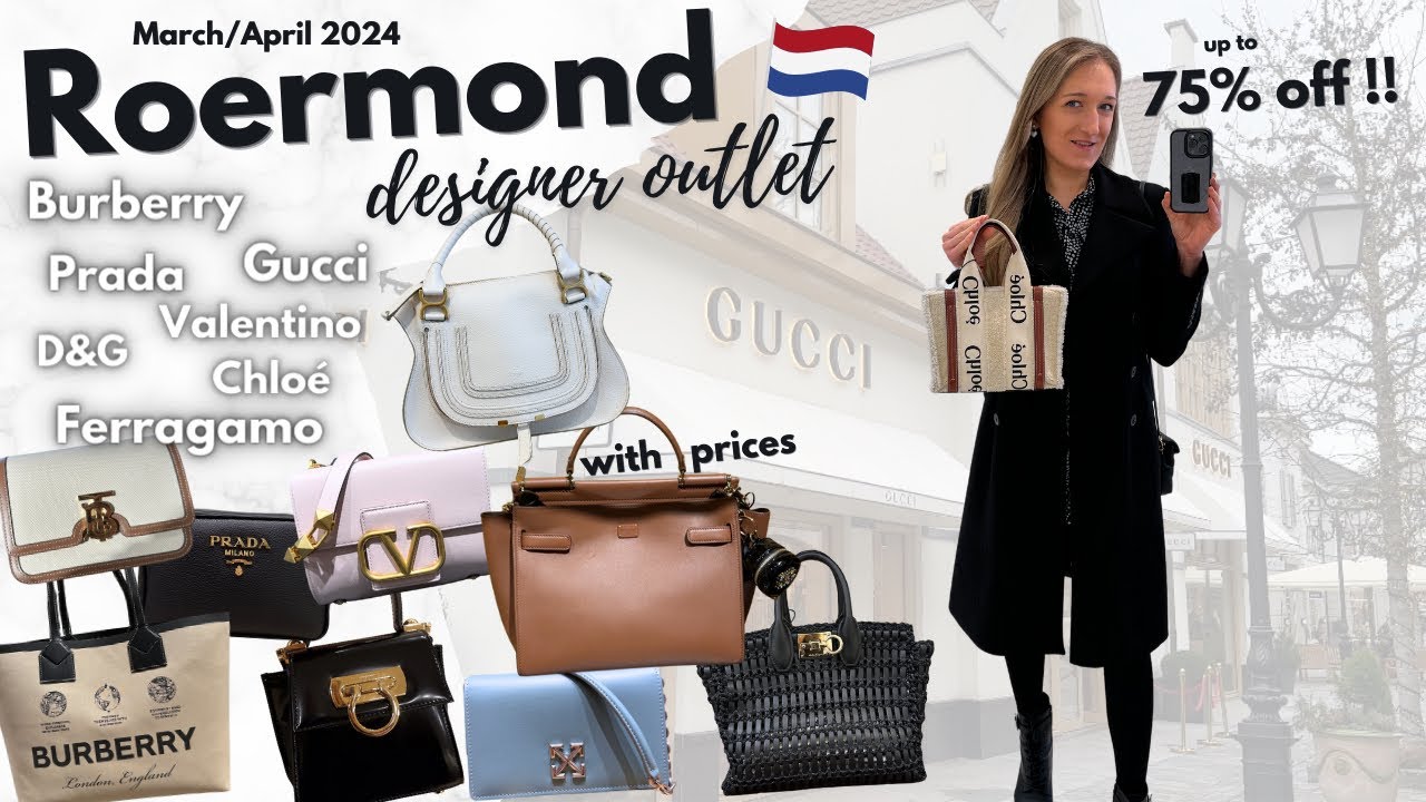 Скидка 75%🔥 Gucci, Chloé, Ferragamo, Prada, Burberry — видеоблог о шопинге в аутлете Рурмонда | Л...