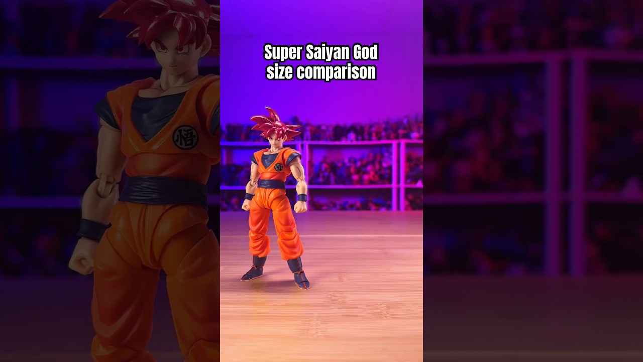 SSG Son Goku s.h.figuarts action figure size comparison