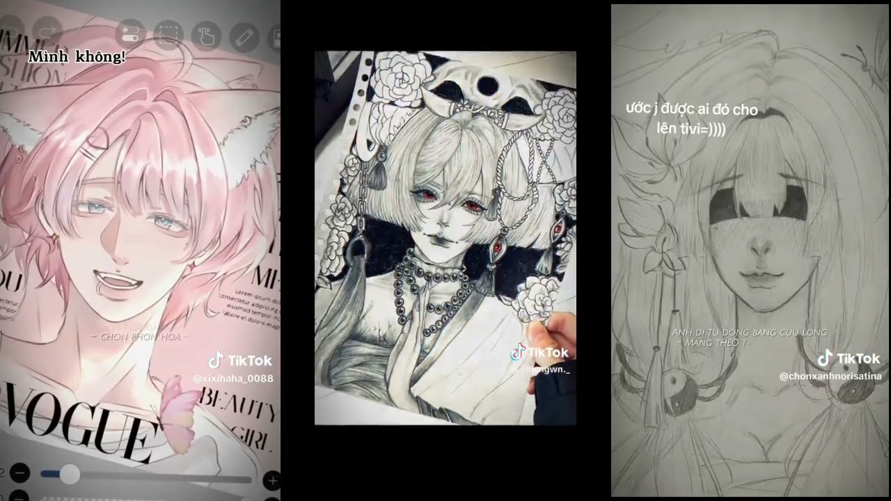 Tổng hợp tranh của các đại thần [tiktok] cre:on vd