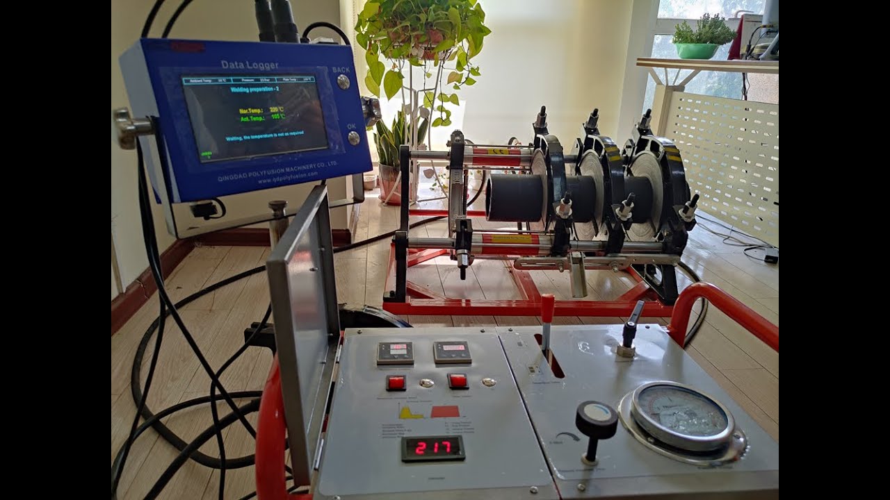 315mm Hydraulic butt fusion welding machine with Data Logger