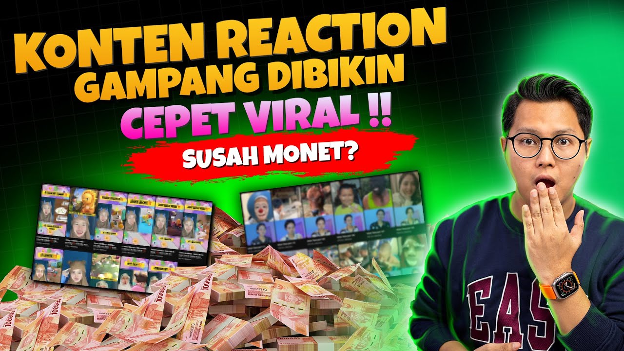 Konten Reaction, Gampang Dibikin & Cepet Viral, Tapi Susah Lolos Monetisasi Youtube?