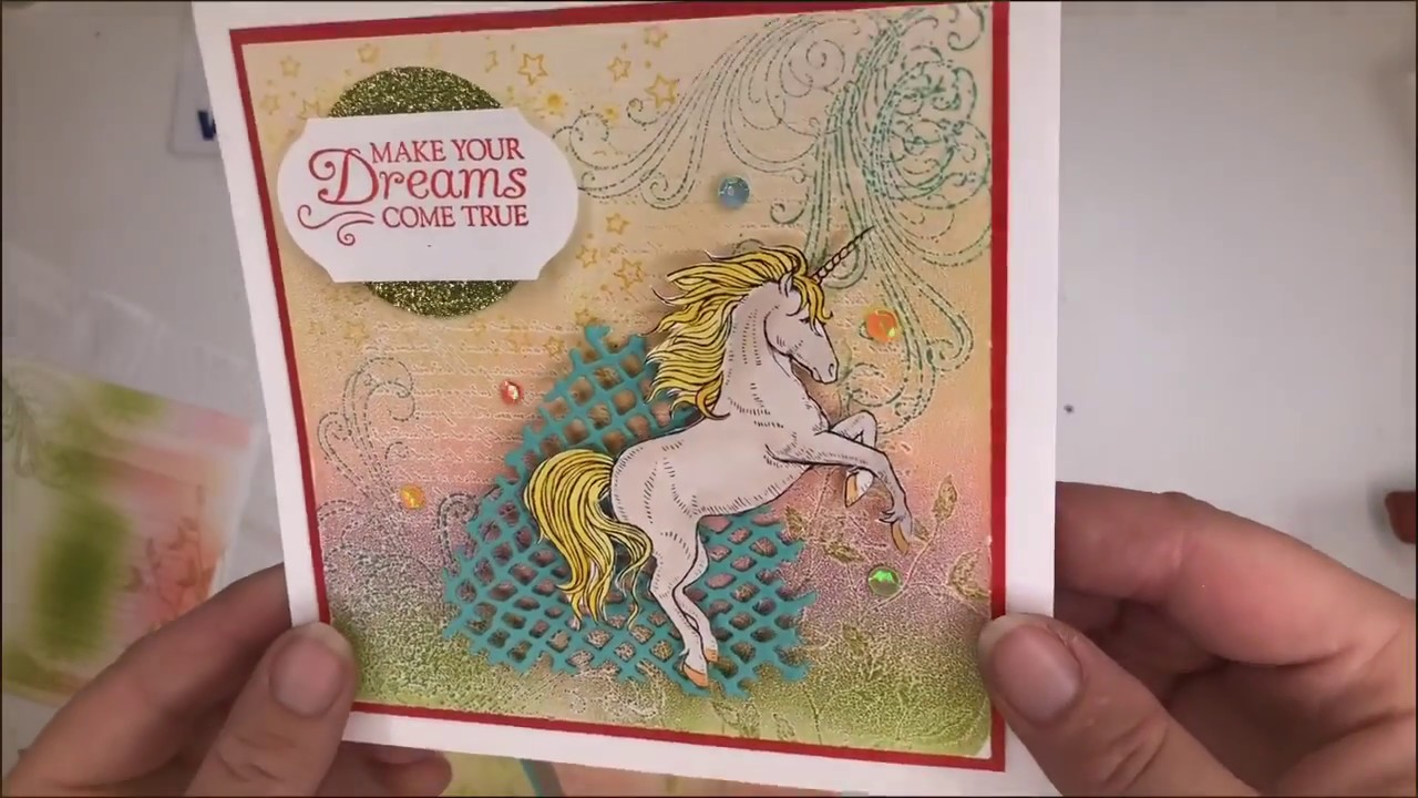Gelli Plate et encres Stampin’Up!