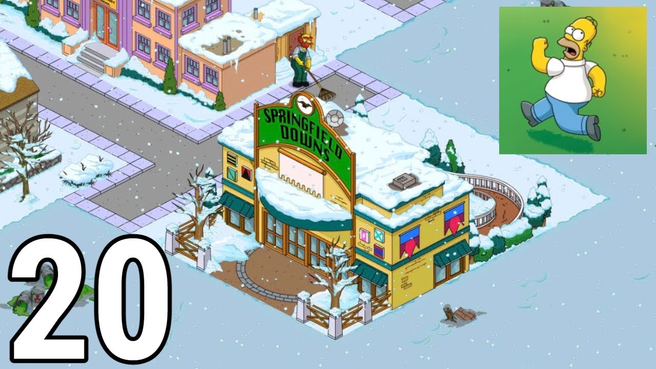 The Simpsons Tapped Out - Full Gameplay / Walkthrough Part 20 (IOS, Android) - Springfield Downs!