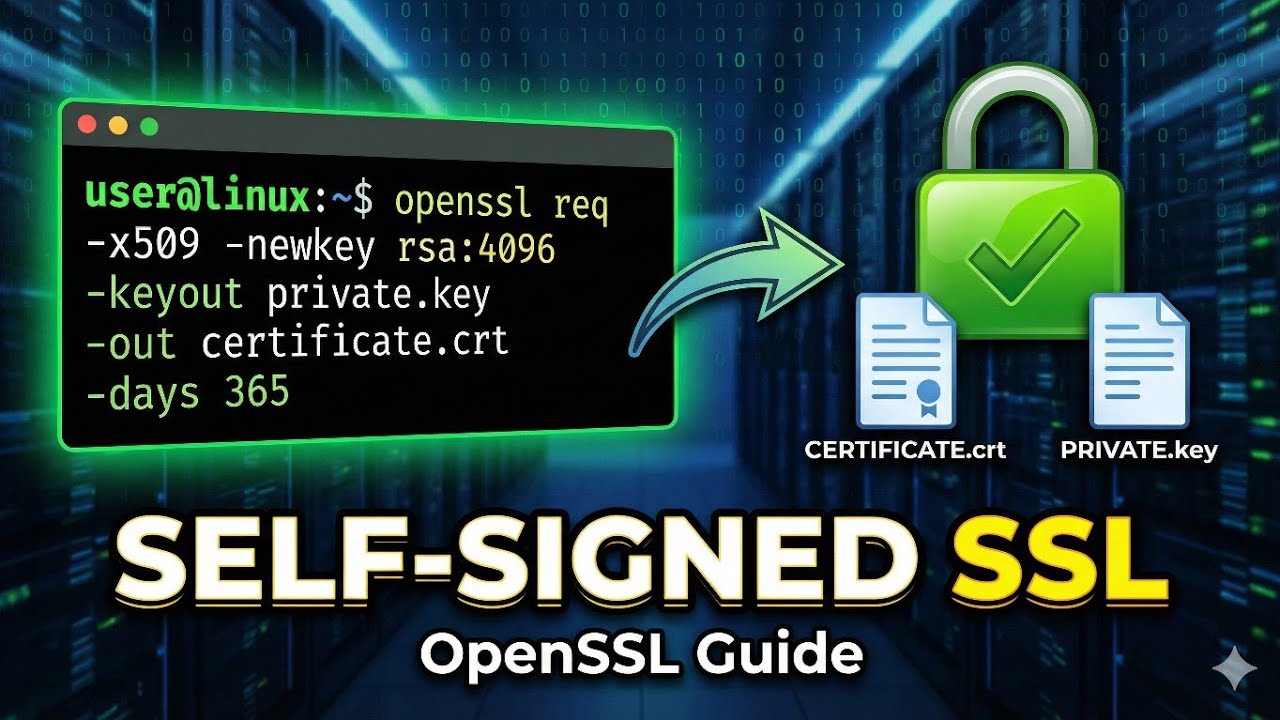 How to Create a Self-Signed SSL Certificate Using OpenSSL (Step-by-Step)