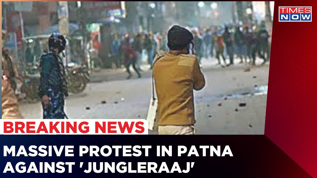 Massive Protest By Youth  Against 'Jungleraaj',  Agneepath And Unemployment In Patna Bihar