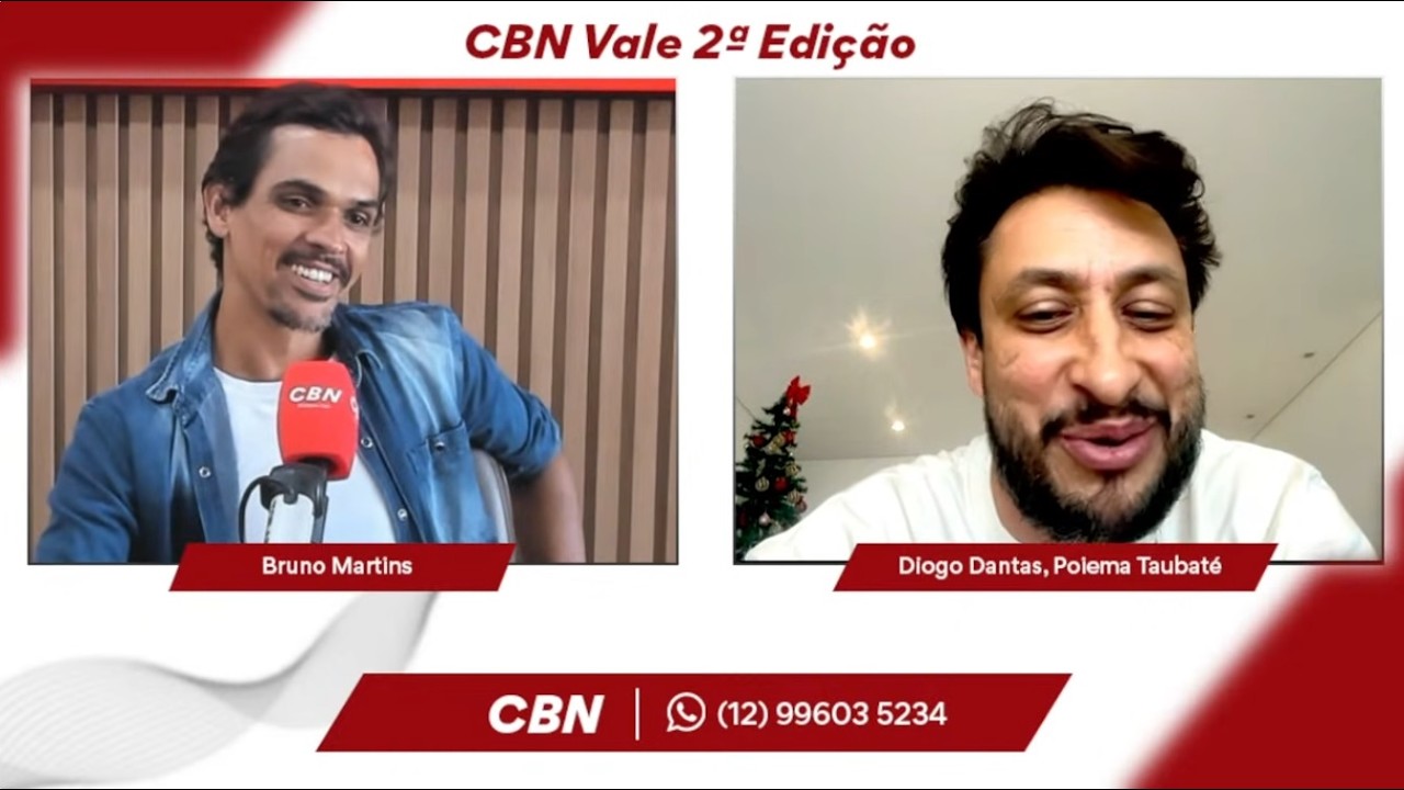 CBN 2ª Edição: Diogo Dantas, Poiema Taubaté #NoArNaCBNVale