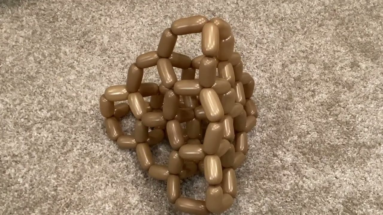Balloon 3D diamond lattice finalized