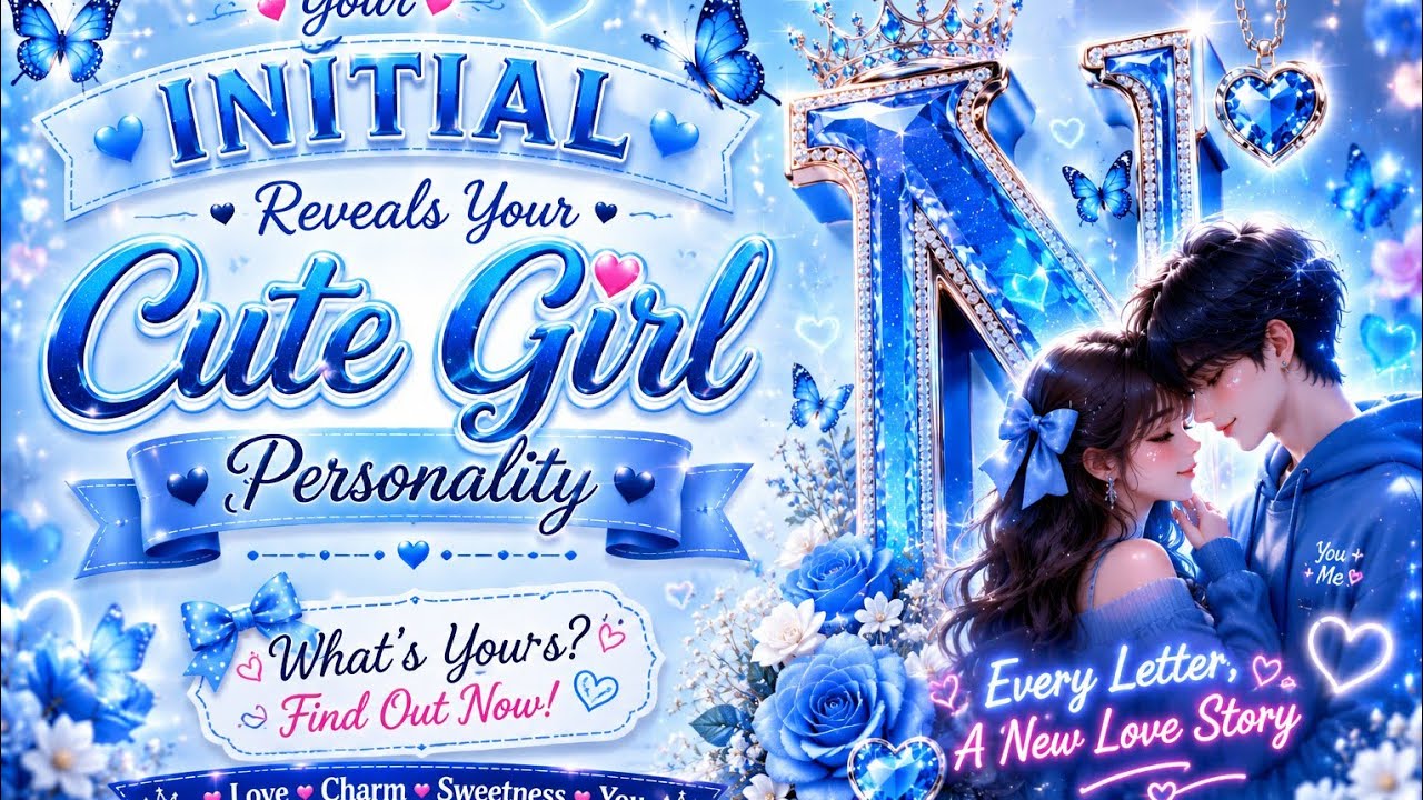 Your Name Initial Can Reveal a Cute Girl Personality 🌸 😍@CuteCouple456 