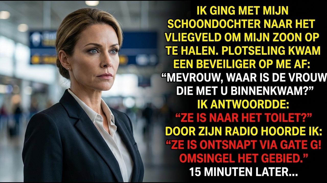 “Waar is de vrouw die met je meekwam?” vroeg de bewaker — minuten later brak chaos uit…