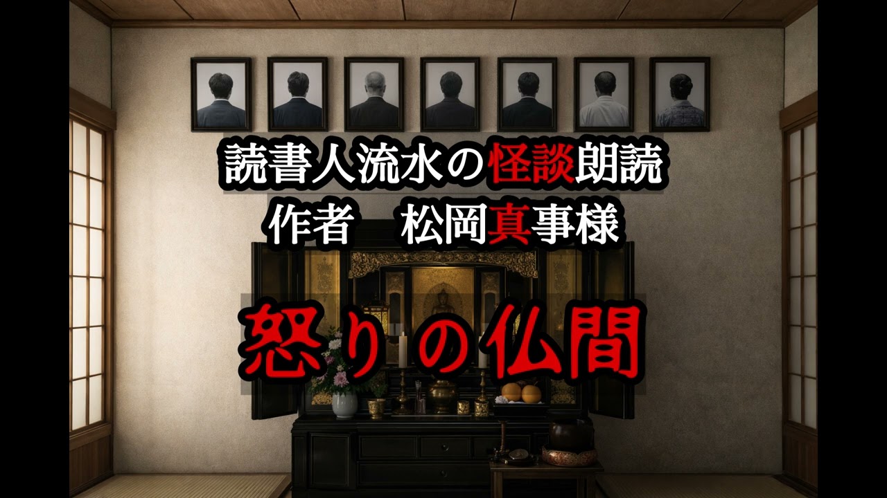 怪談朗読　EP608【怒りの仏間】〈松岡真事〉