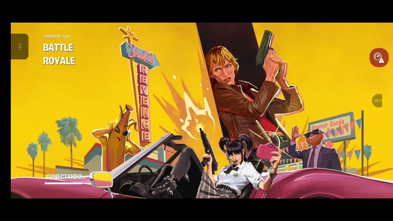 Jogando fortnite no meu celular 