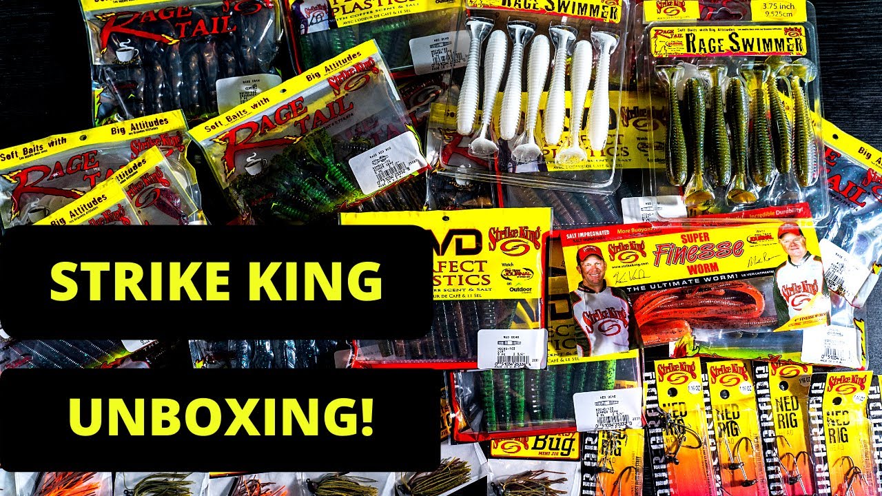 STRIKE KING EUROPE UNBOXING! NED OCHO, CUT R WORM, NED BUG AND MORE...
