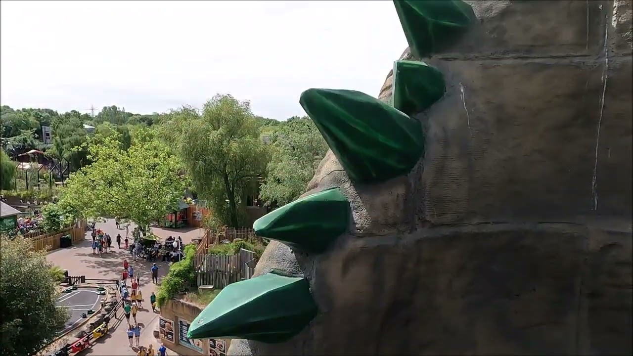 Chessington World Of Adventures - Croc Drop On-Ride POV - Drop Tower - May 2022 | kittikoko