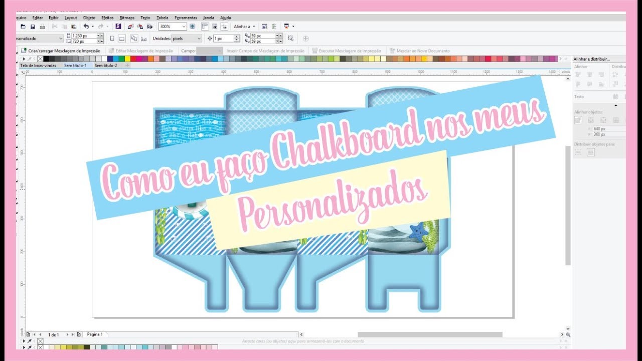 Como eu faço Chalkboard nos meus Personalizados...