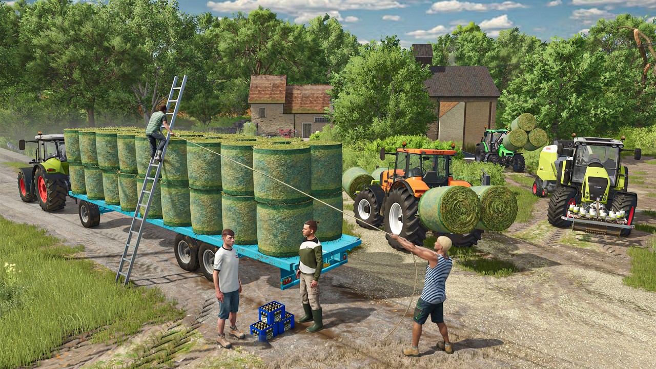 Une Semaine complète de FOIN à la Ferme de 