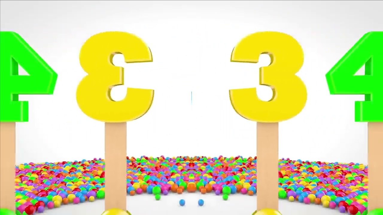 Learn Numbers with Color Balls (All Of  The Numbers) Sponsored By Gamavision Csupo Effects