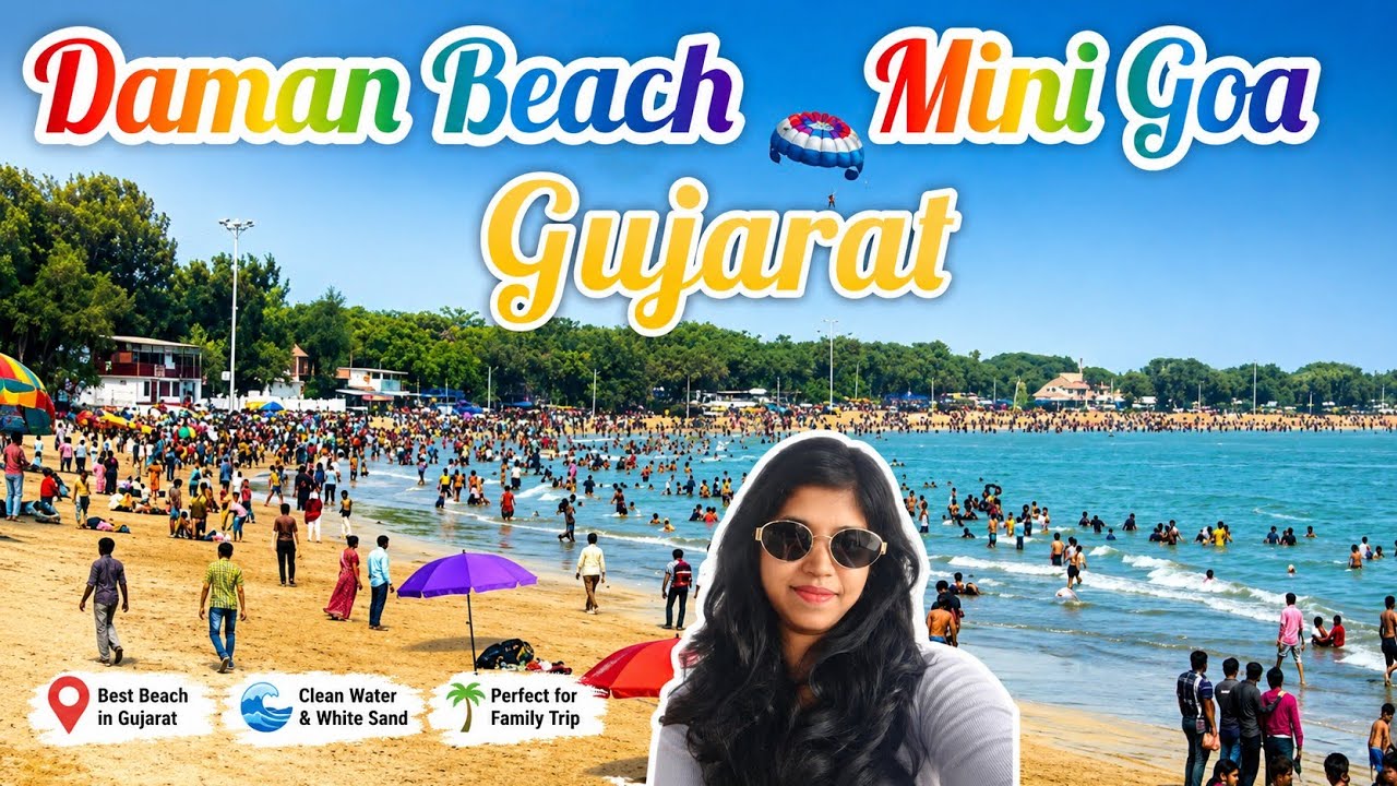 Vlog 9/Ep:5 A Different beach in Daman Diu | Gujarat Trip 