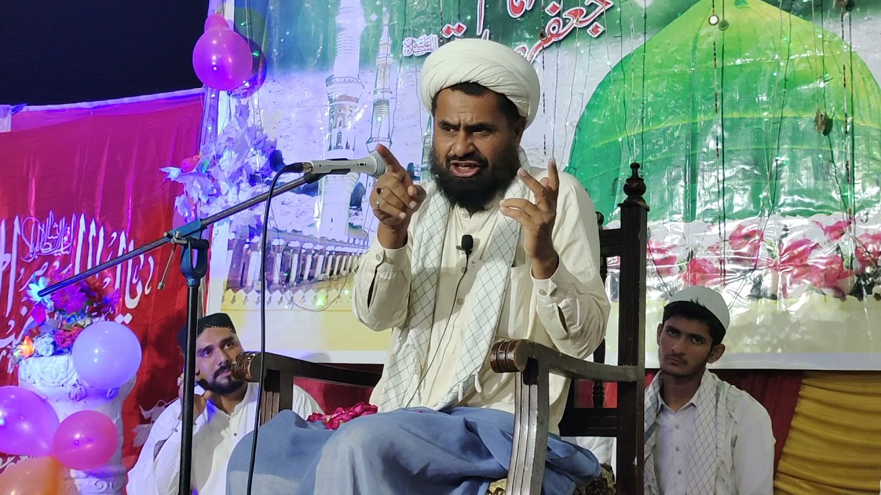Molana Wali Mohammad Chandio # Jashan e Melad e Sadiqain a.s #Rohri #2021