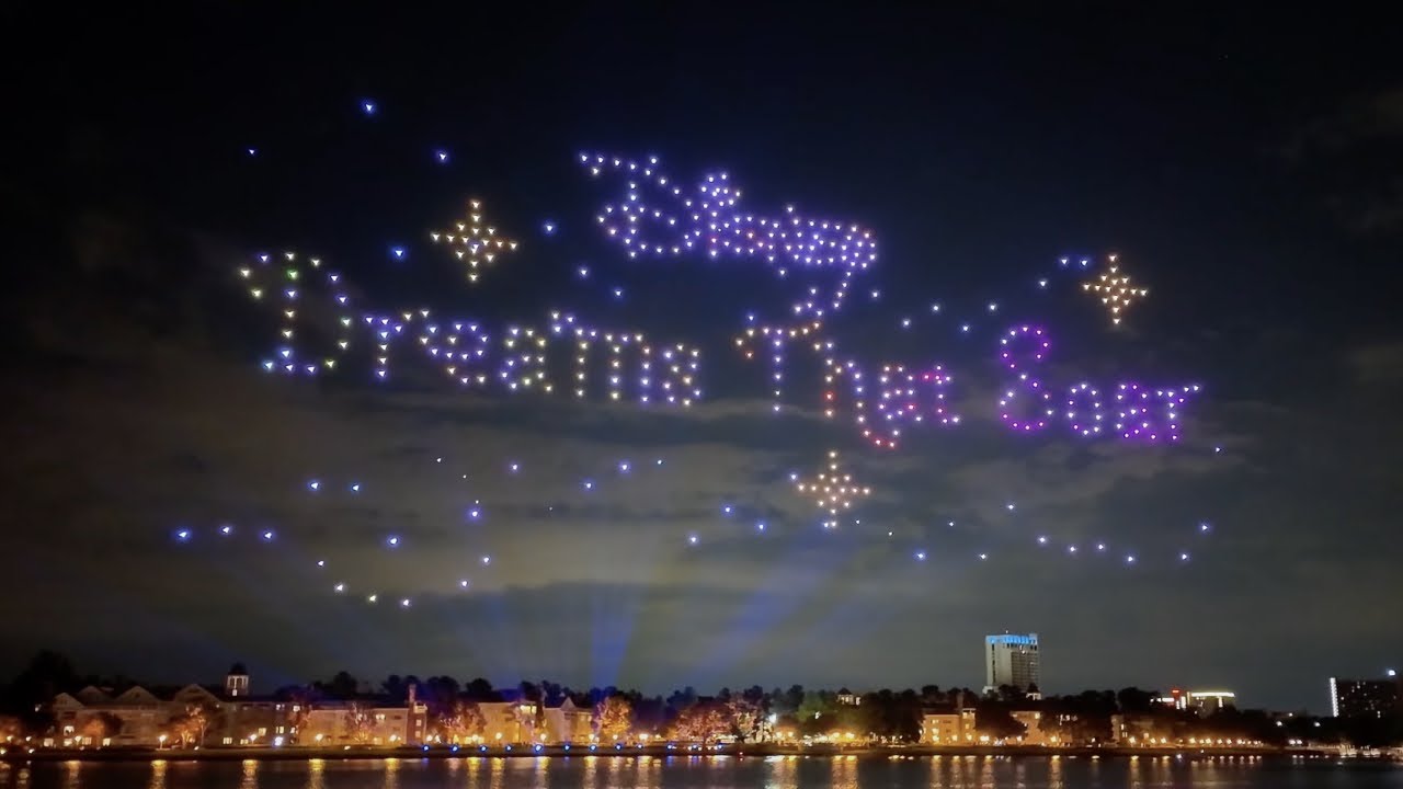 Disney Dreams That Soar Drone Show at Disney Springs • Opening Night
