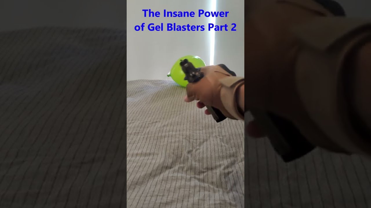 Gel Blaster Vs Balloon (you will be surprised who wins)
