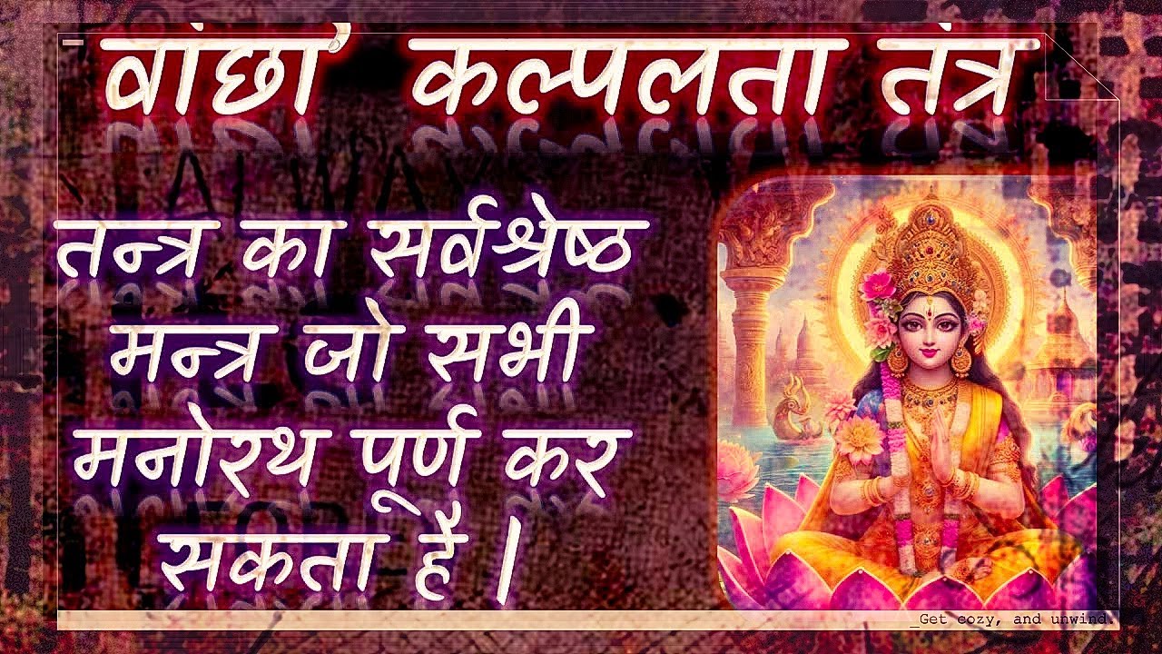 वांछा कल्पलता तंत्र | तन्त्र का सर्वश्रेष्ठ मन्त्र जो सभी मनोरथ पूर्ण कर सकता है | Vanchcha KalpLata