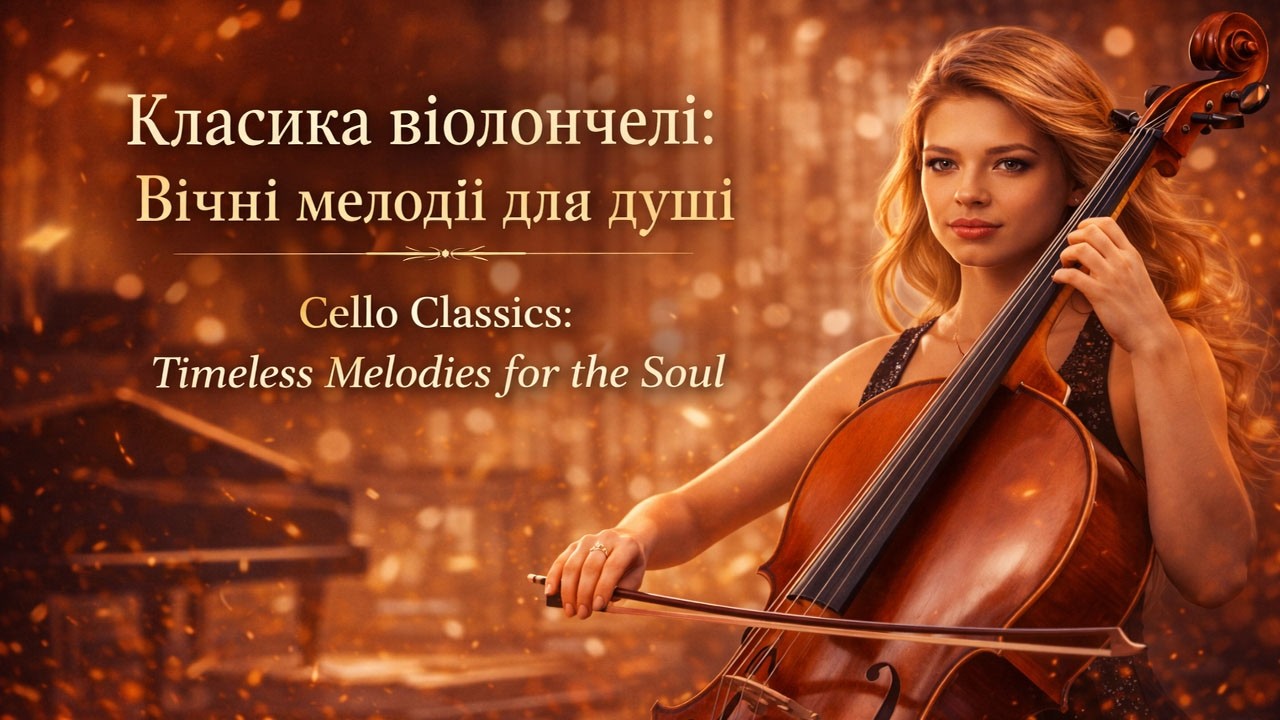 Віолончель- Класична музика для глибоких почуттів| Soulful Cello , Classical Music for Deep Feelings