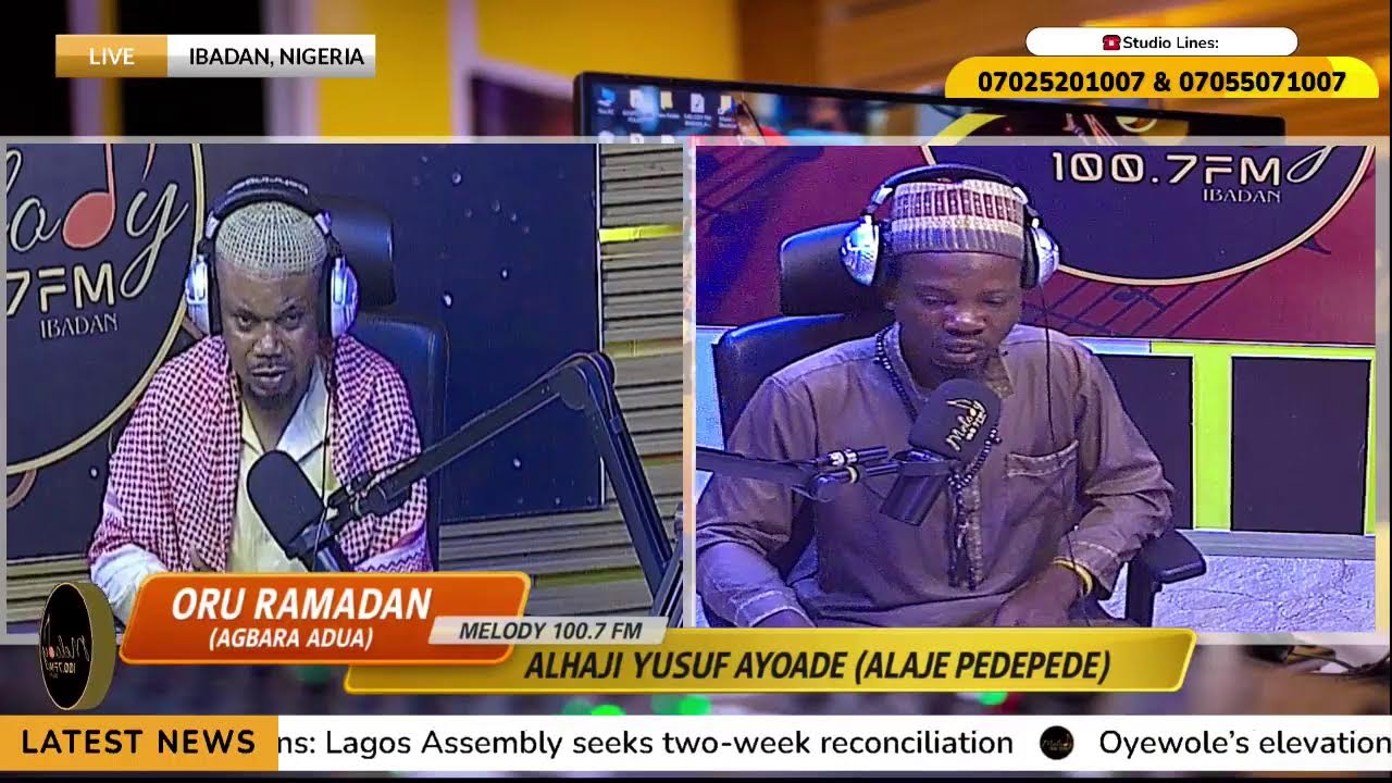 ORU RAMADAN (AGBARA ADUA WITH  ALHAJI YUSUF AYOADE (ALAJE PEDEPEDE)