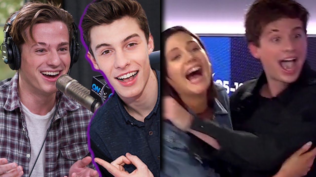 Charlie Puth Pranks Shawn Mendes + Makes Out With Radio Host (WATCH) | Hollywire
