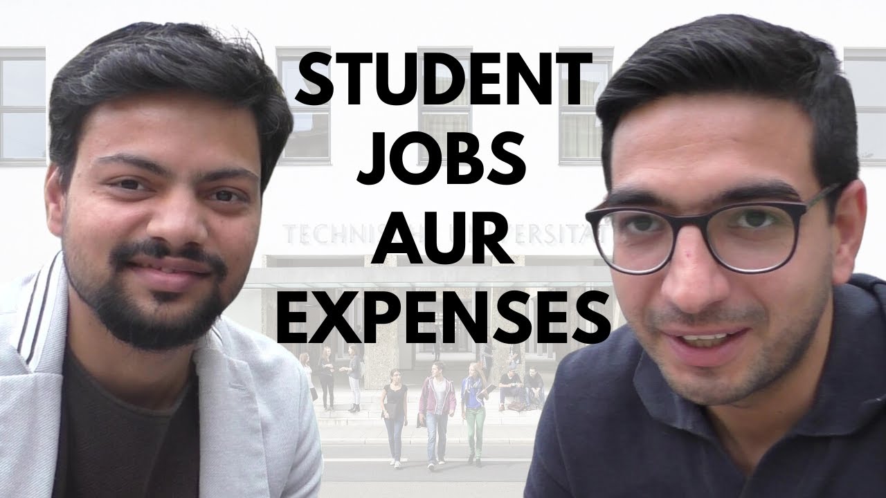 germany part time jobs for students | student jobs and expenses | Hindi / Urdu