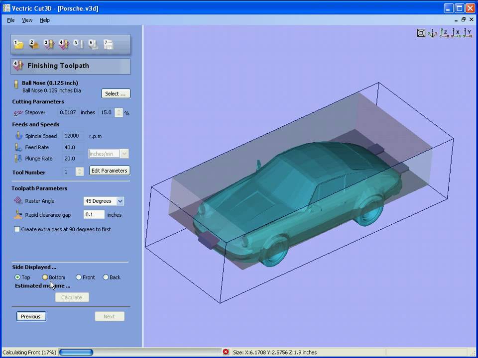 Cut3D - 4 Sided CNC Model Machining