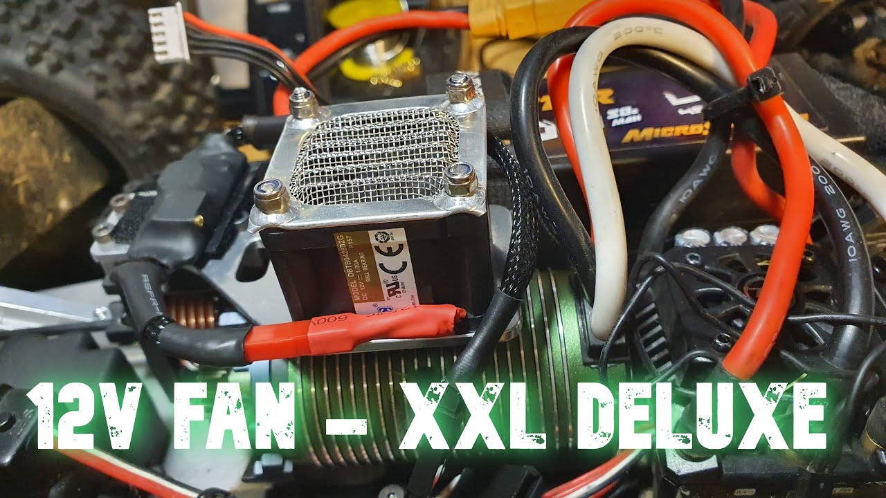 1:8 BASHER - MONSTER FAN - Tekno - Arrma - Traxxas - uvm. - 12V - Step up Modul - Einbau Guide