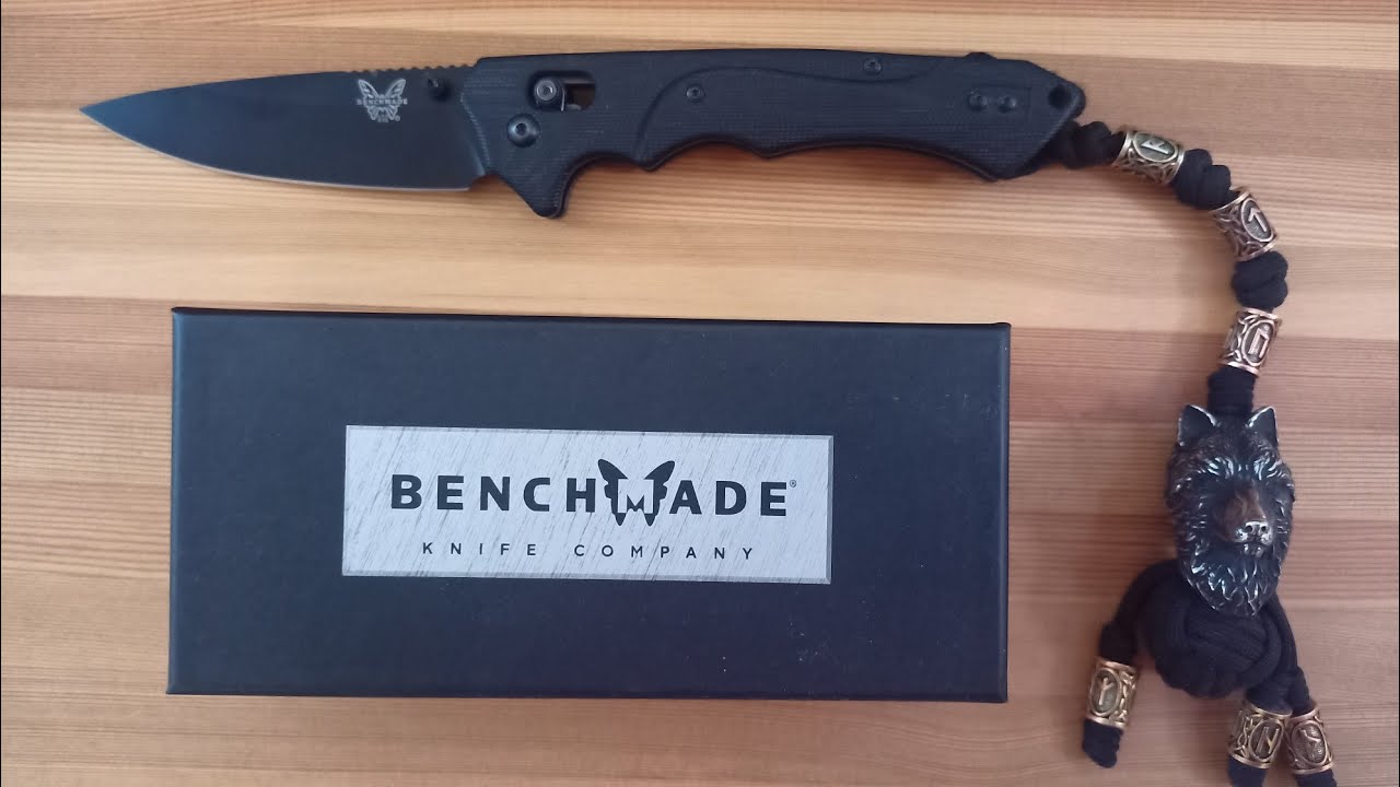 Нож Benchmade mini rukus и темляк из паракорда