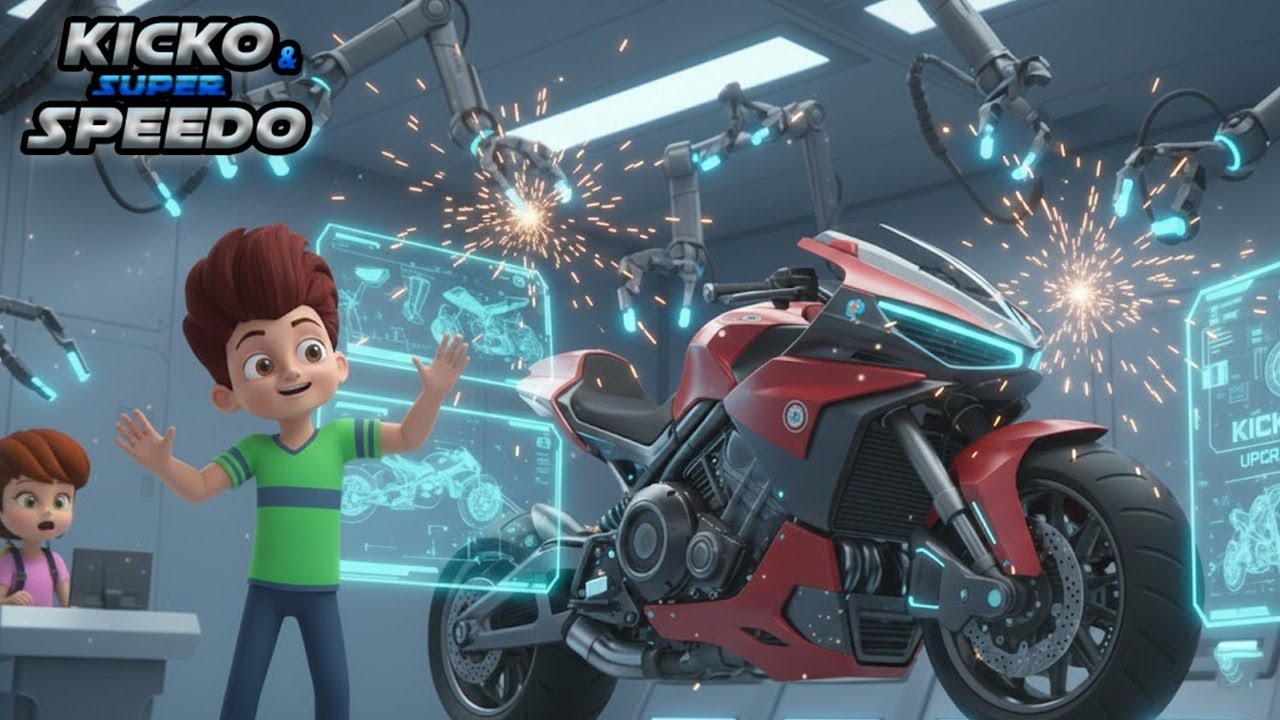 Kicko का Iron Bike Upgrade System | Kicko & Super Speedo | New Episodes In Hindi  | Cartoon For Kids