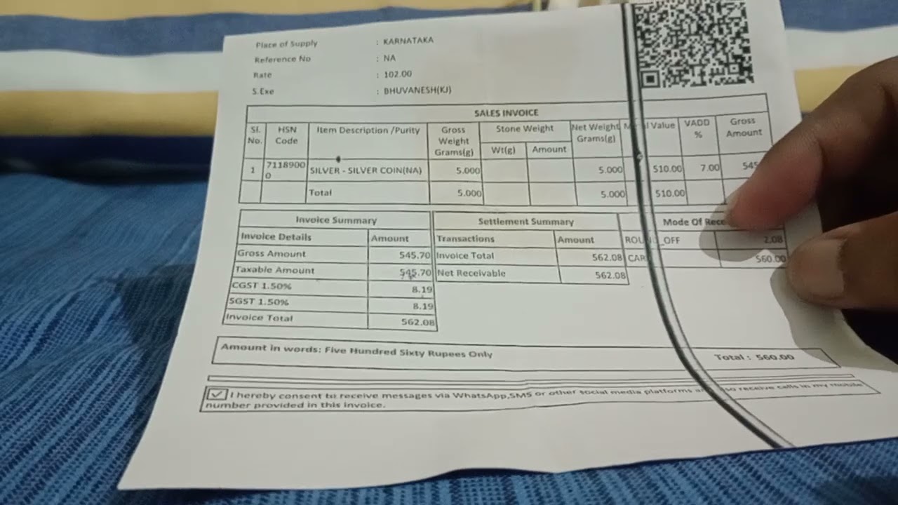 Kalyan Jewellers 5gm 999 Purity Silver Coin Reviewing 