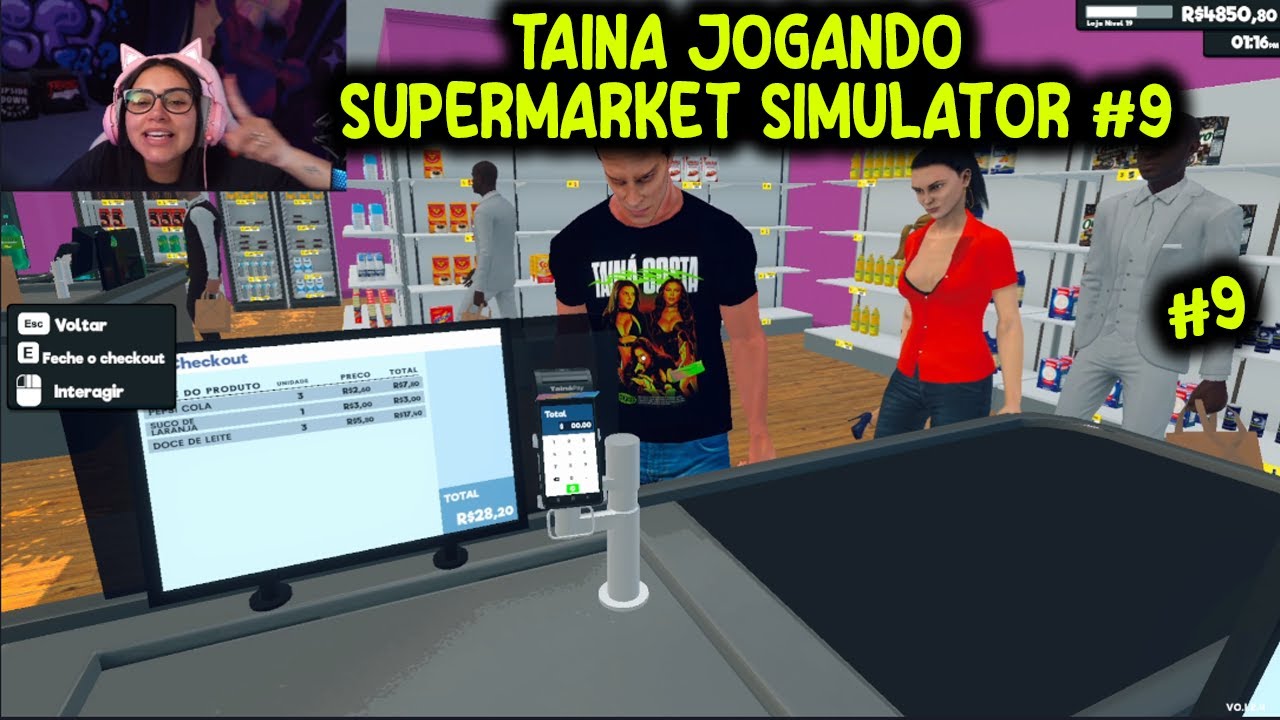 TAINA JOGANDO  SUPERMARKET SIMULATOR #9
