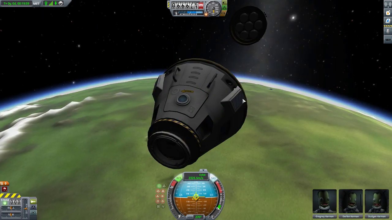 How to reenter in ksp