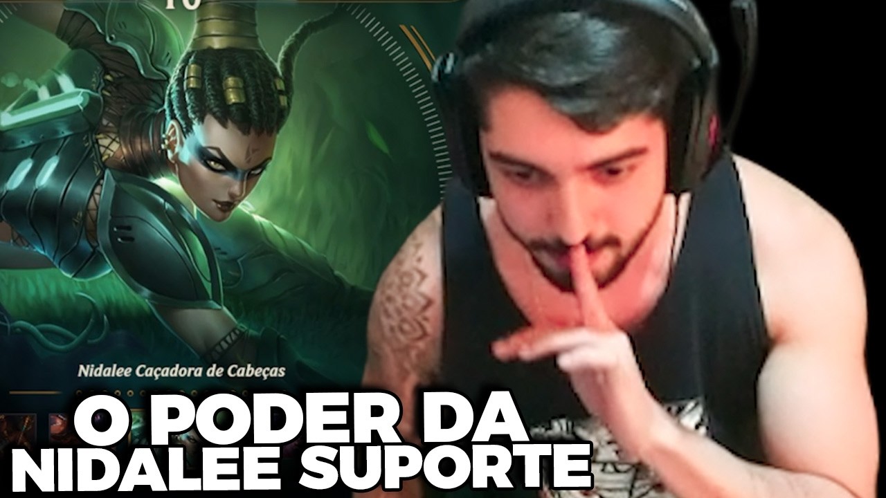 O PODER DA NIDALEE SUPORTE! | CORTES DO JUKES