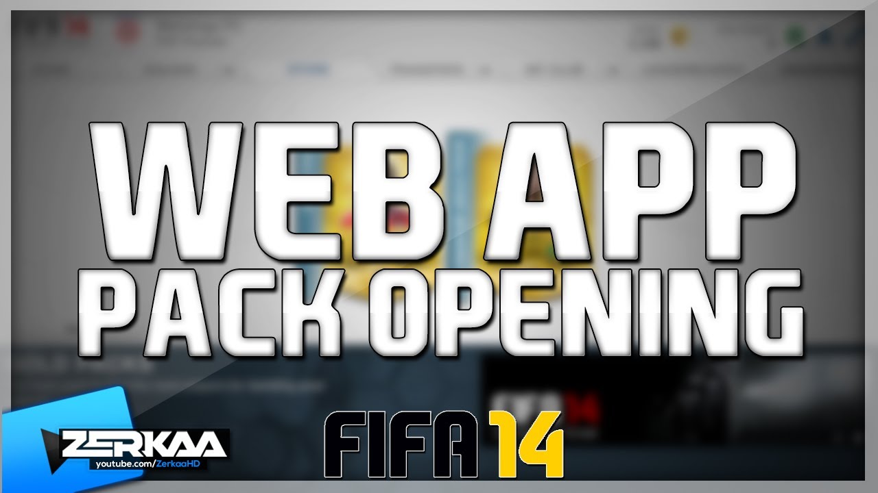 FIFA 14 Web App Pack Opening | First Packs (2nd Account)