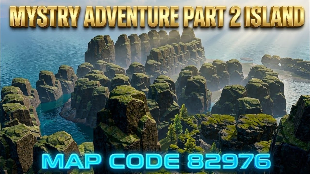 Bgmi wow Parkour Map Code 82976 |MISTRY ADVENTURE PART 2 ISLAND |#bgmi #bgmiwow 